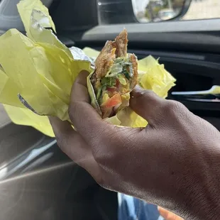 Beef Link Breakfast Sandwich