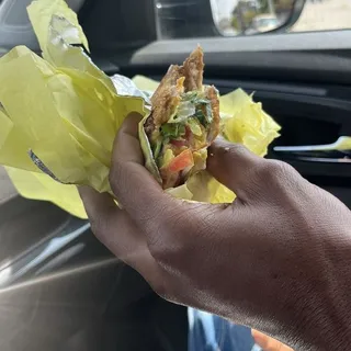 Beef Link Breakfast Sandwich