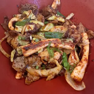 Spicy Pork Lunch Box