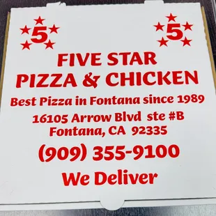 Pizza box