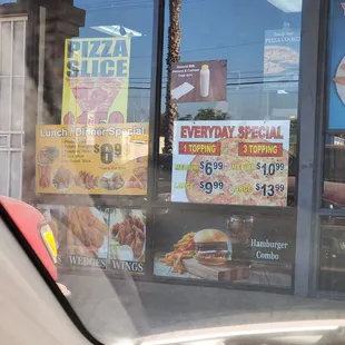 Prices, window ad