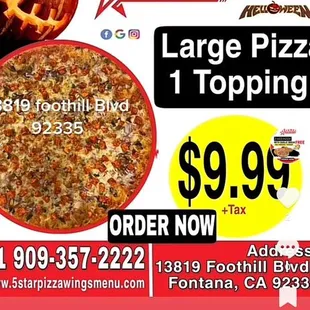Large pizza
