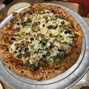 Indian Veggie Pizza