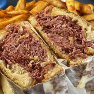 Ruben with fries