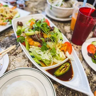 57B Shaken Beef diced Beef Steak