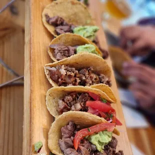 Family Style tacos...  Please just hand us what we ordered. This was too confusing on who ordered what especially with four+ tacos