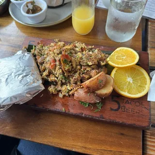 Chorizo con Huevo