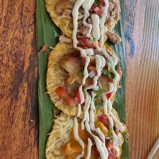 Carnitas &amp; Shrimp Crispy Tacos