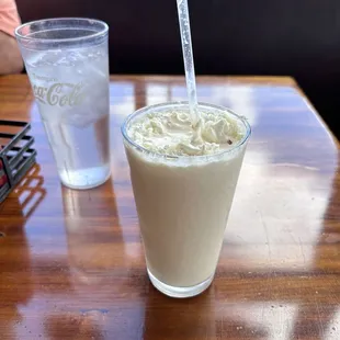 Delicious coconut boozy drink