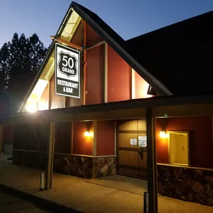 New sign and paint at entry.