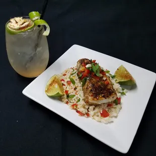Baja Fish and Citrus Cocktail