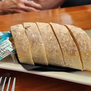 Fresh baked bread roll