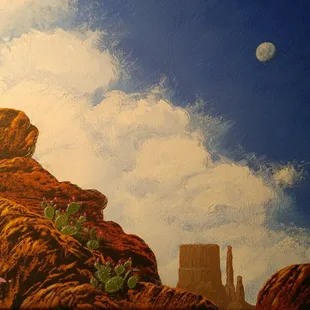 Painting by Robert Daniels.