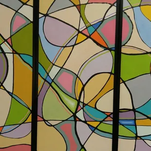 Abstract painting by Robert Daniels.