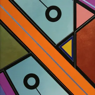 Abstract painting by Robert Daniels.