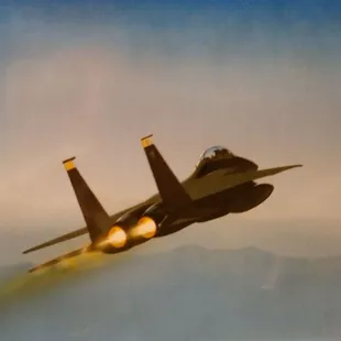 Aviation painting by Robert Daniels.