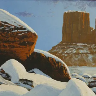 Painting by Robert Daniels.