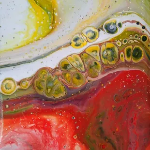 Acrylic pour by Robert Daniels.