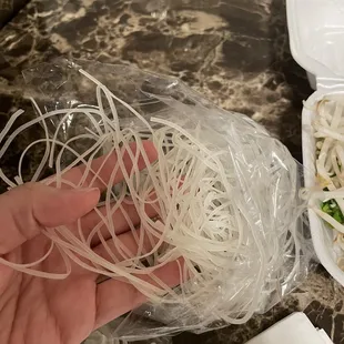 raw uncooked pho noodles smh