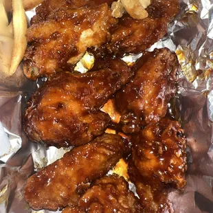 Chipotle BBQ wings