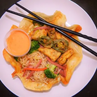 Vegetarian dish @ The B&apos;s Kitchen.
