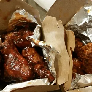 bbq and buffalo (10) wings from the family deal $25