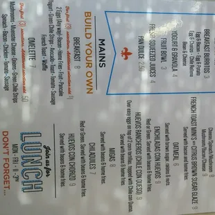 Menu #2