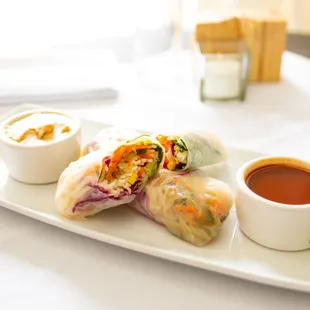 Veggie spring rolls