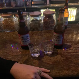 They got Budweiser and Tequila añejo, so at least i got that going for me.