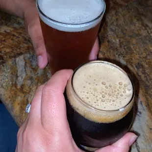 Pink boots, white chocolate graham cracker Stout