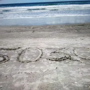 the word 5030 written in the sand