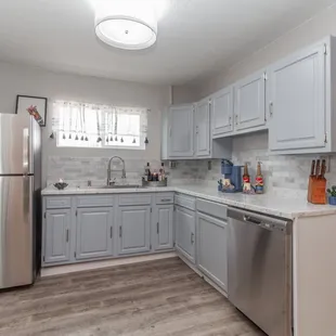 Pristine kitchen clean