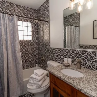 Pristine bathroom clean