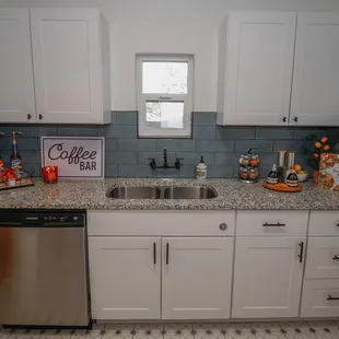 Pristine kitchen clean