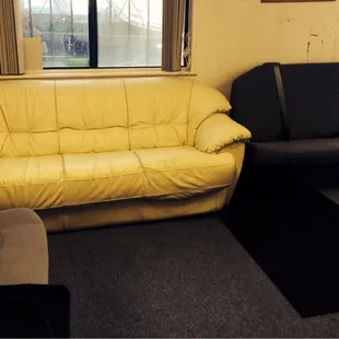 Creative waiting area that they have.