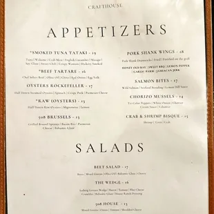 2024 menu