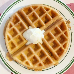 waffles, food