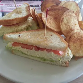 Egg Salad Sandwich Lunch