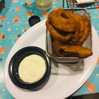 Beer-battered Onion Rings