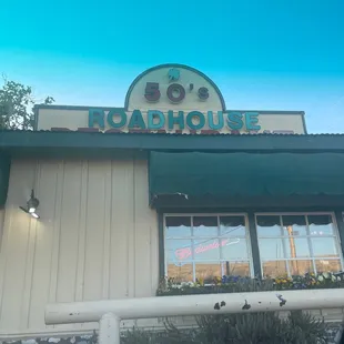 Front of the restaurant