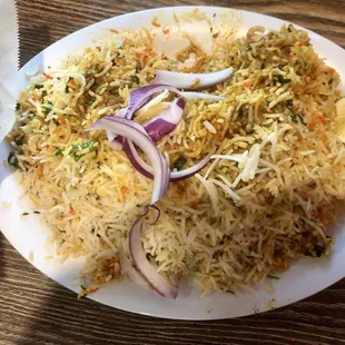 Lamb biryani