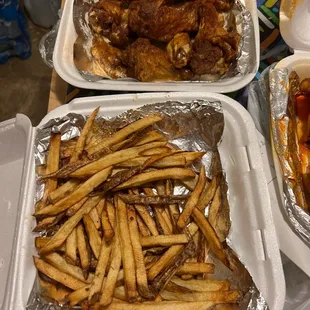 Cajun ranch and fries