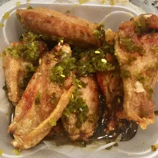 Honey jalapeño wings