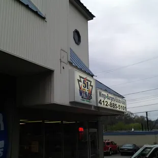 outside