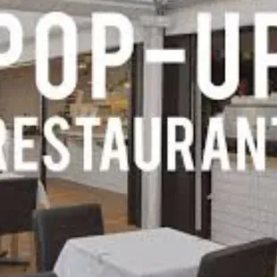 Pop up Restaurant contact us