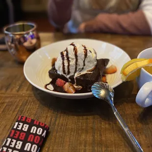 Ice Cream Brownie Sunday