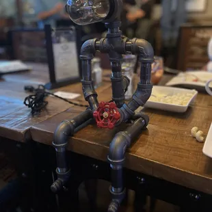 Lamp Robot. His name is Johnny 5