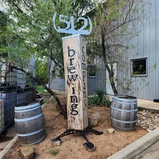 the entrance to the brewery