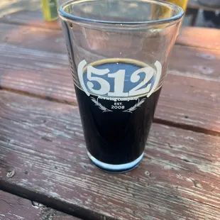 The pecan patio and its namesake porter. Yum!