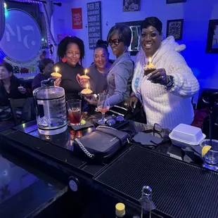 A birthday celebration for ladies